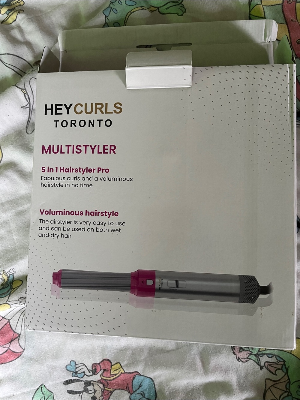 HEY CURLS Toronto Multistyler in Silver & Pink